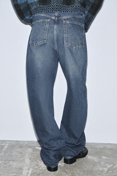 ZW COLLECTION BALLOON HIGH-WAIST JEANS - Blue by Zara - Image 2