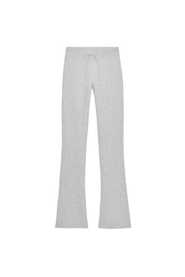 PANTALÓN FLARE EFECTO LAVADO - Gris vigoré de Zara