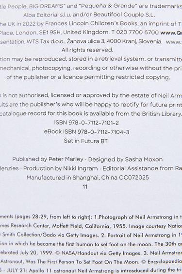 LIVRE POUR ENFANTS. NEIL ARMSTRONG (ANGLAIS) - Multicolore de Zara - Image 3