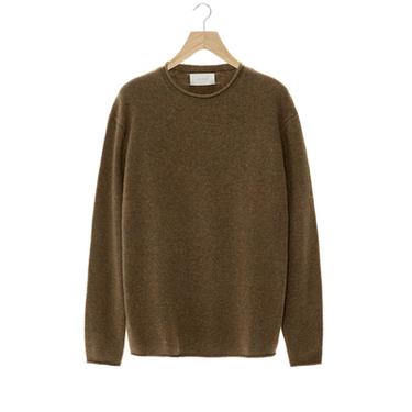 100% WOOL ROLLED EDGE SWEATER - Olive green by Zara
