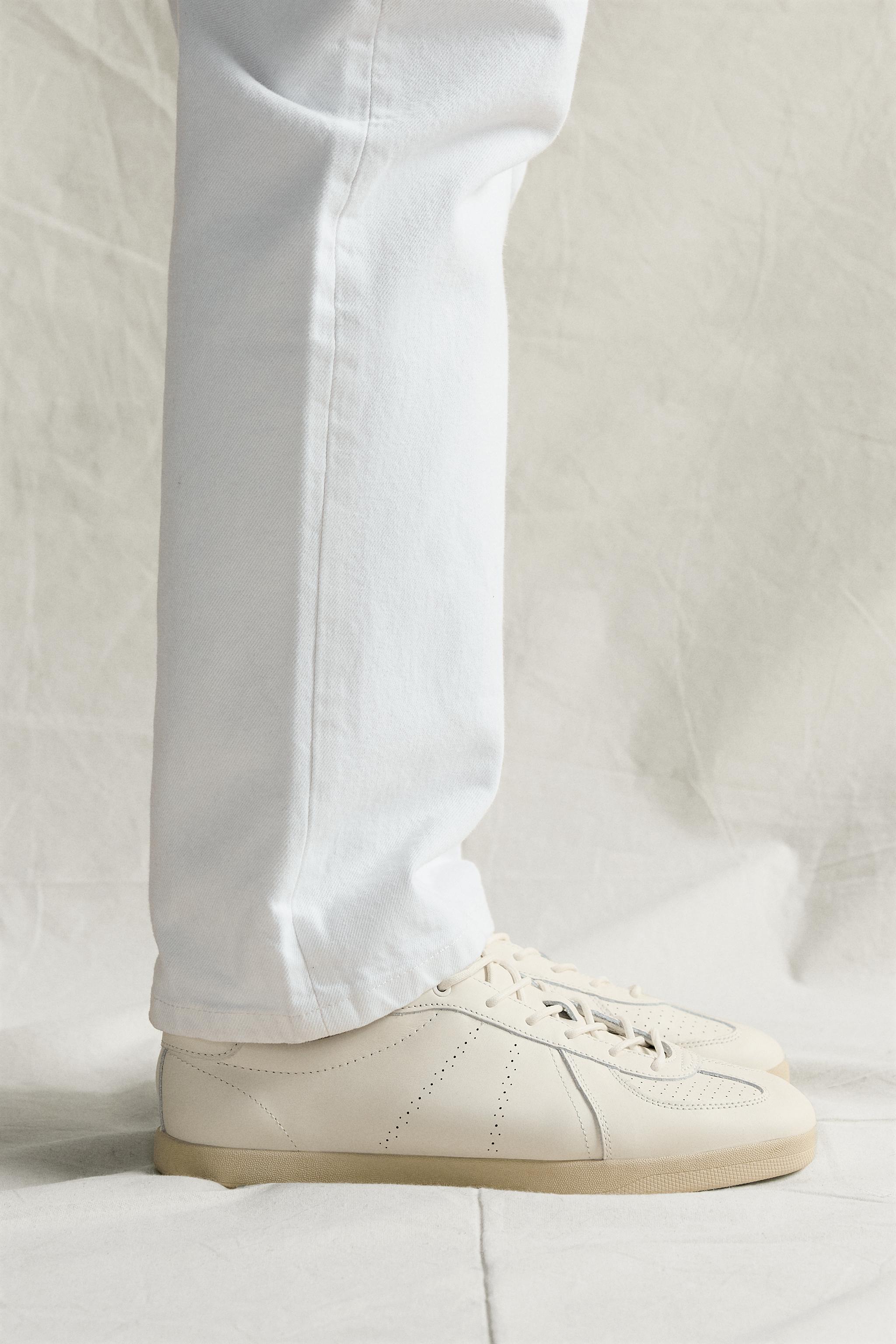 BASKET EN CUIR STYLE RÉTRO