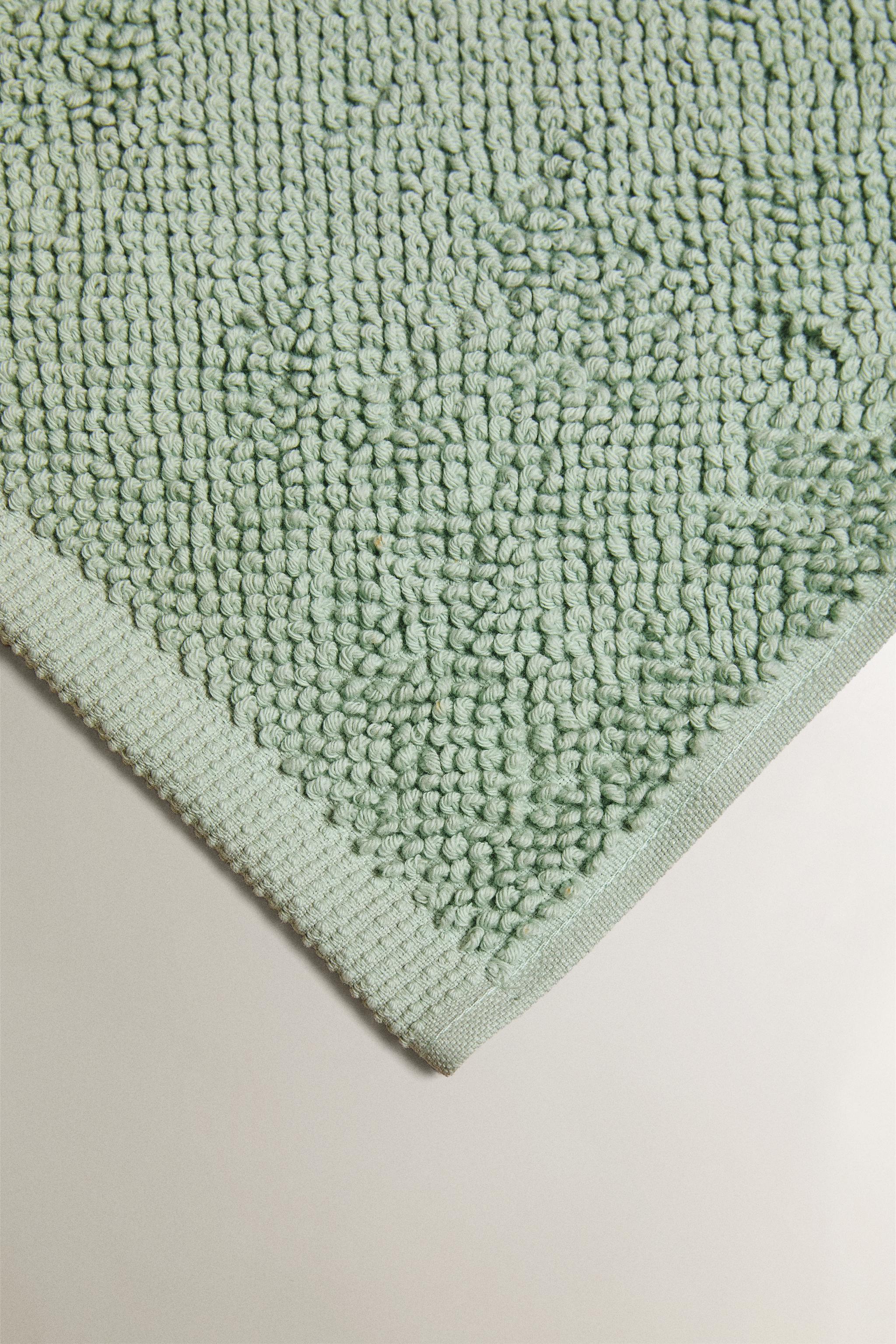 PLAIN BATH MAT — Green / Blue