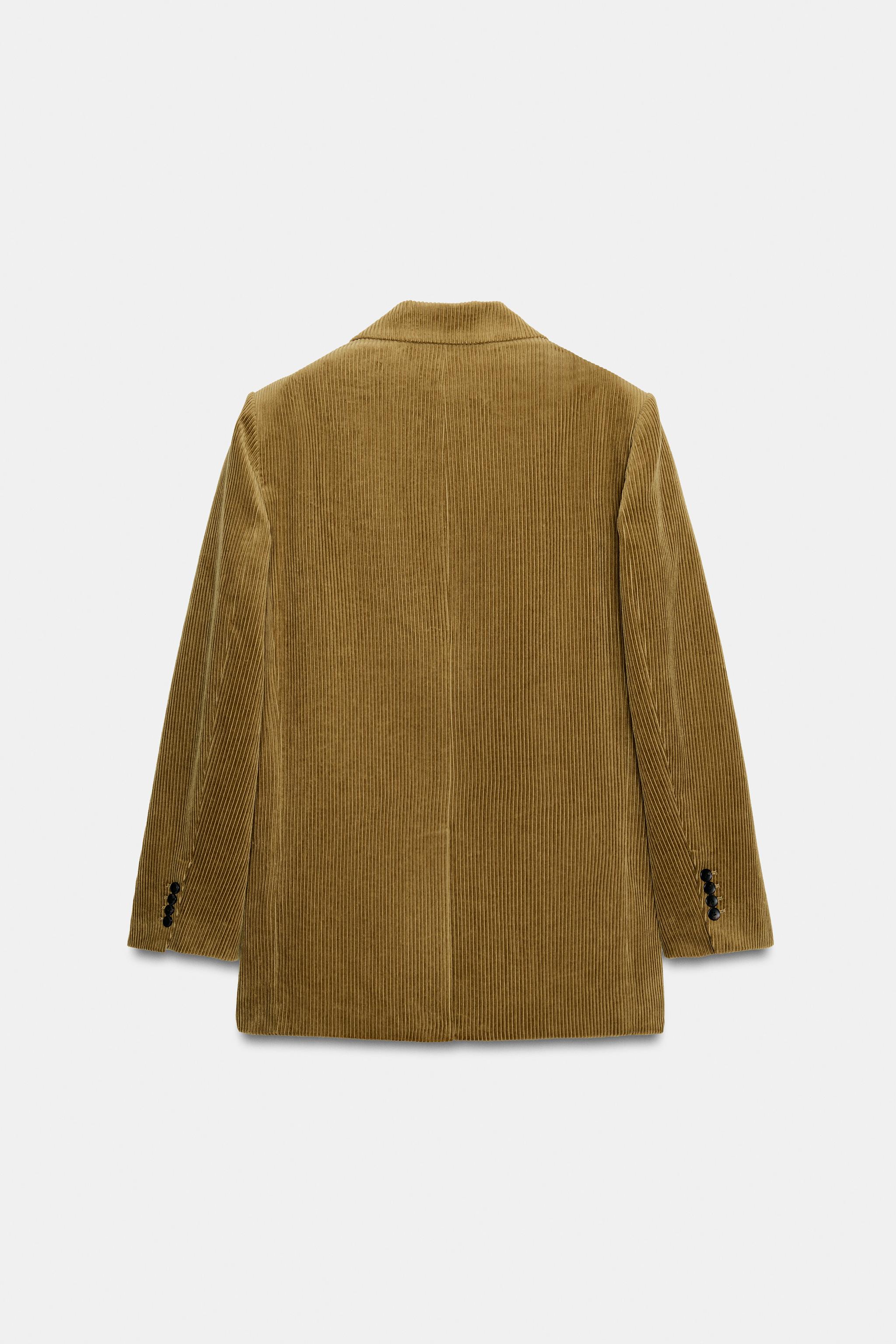 OVERSIZED CORDUROY BLAZER ZW COLLECTION LIMITED EDITION