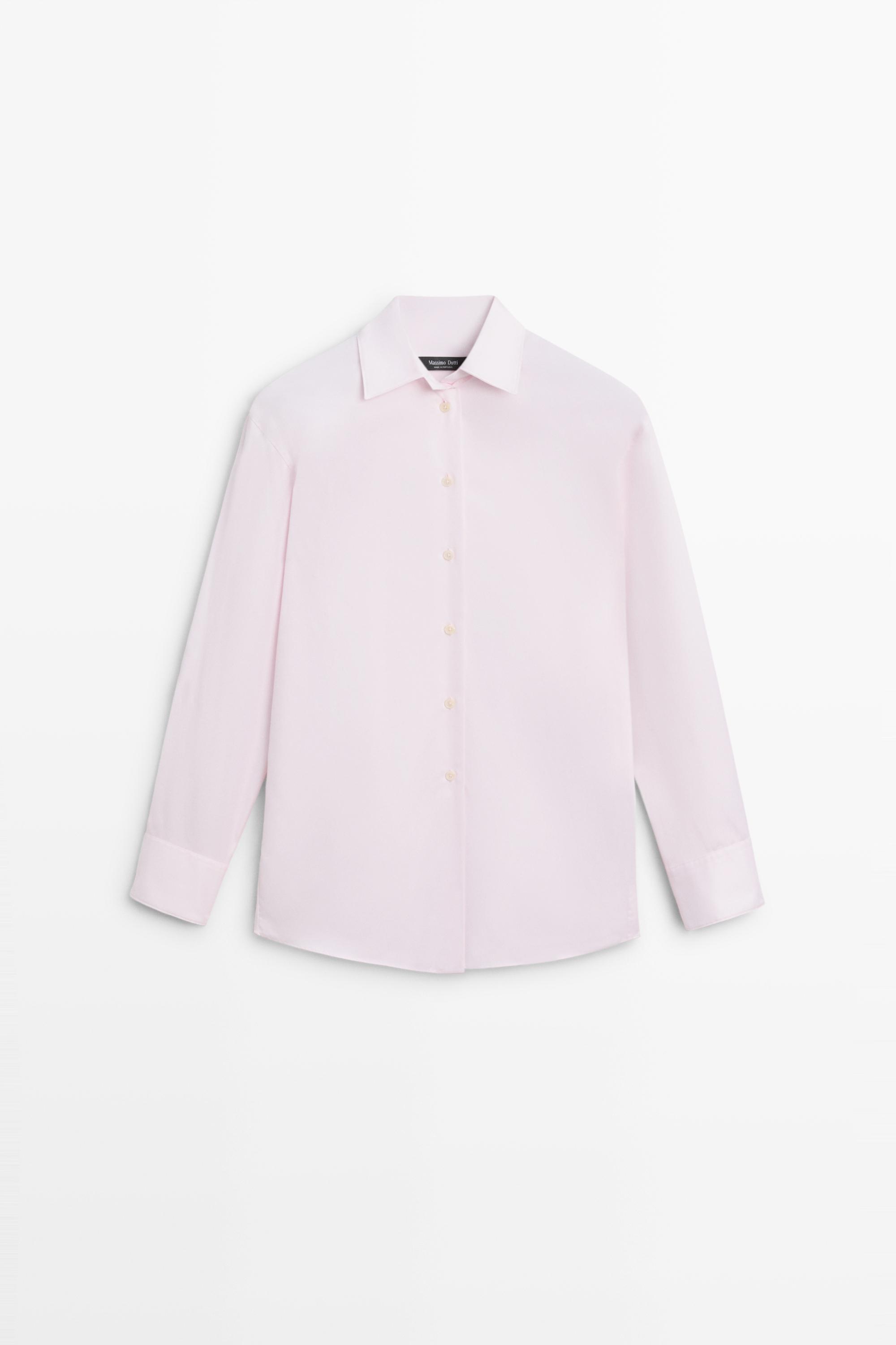 Chemise en popeline 100 % coton