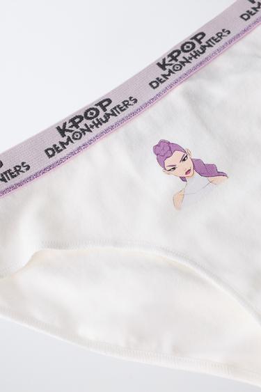 AGES 6-14 / THREE-PACK OF KPOP DEMON HUNTERS™ NETFLIX © BRIEFS - Multicoloured by Zara - Image 4