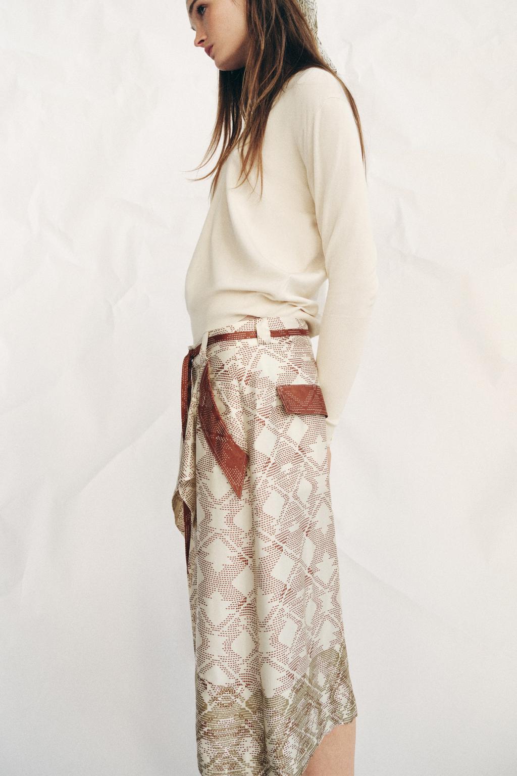 PRINTED FLOWY SHORTS ZW COLLECTION