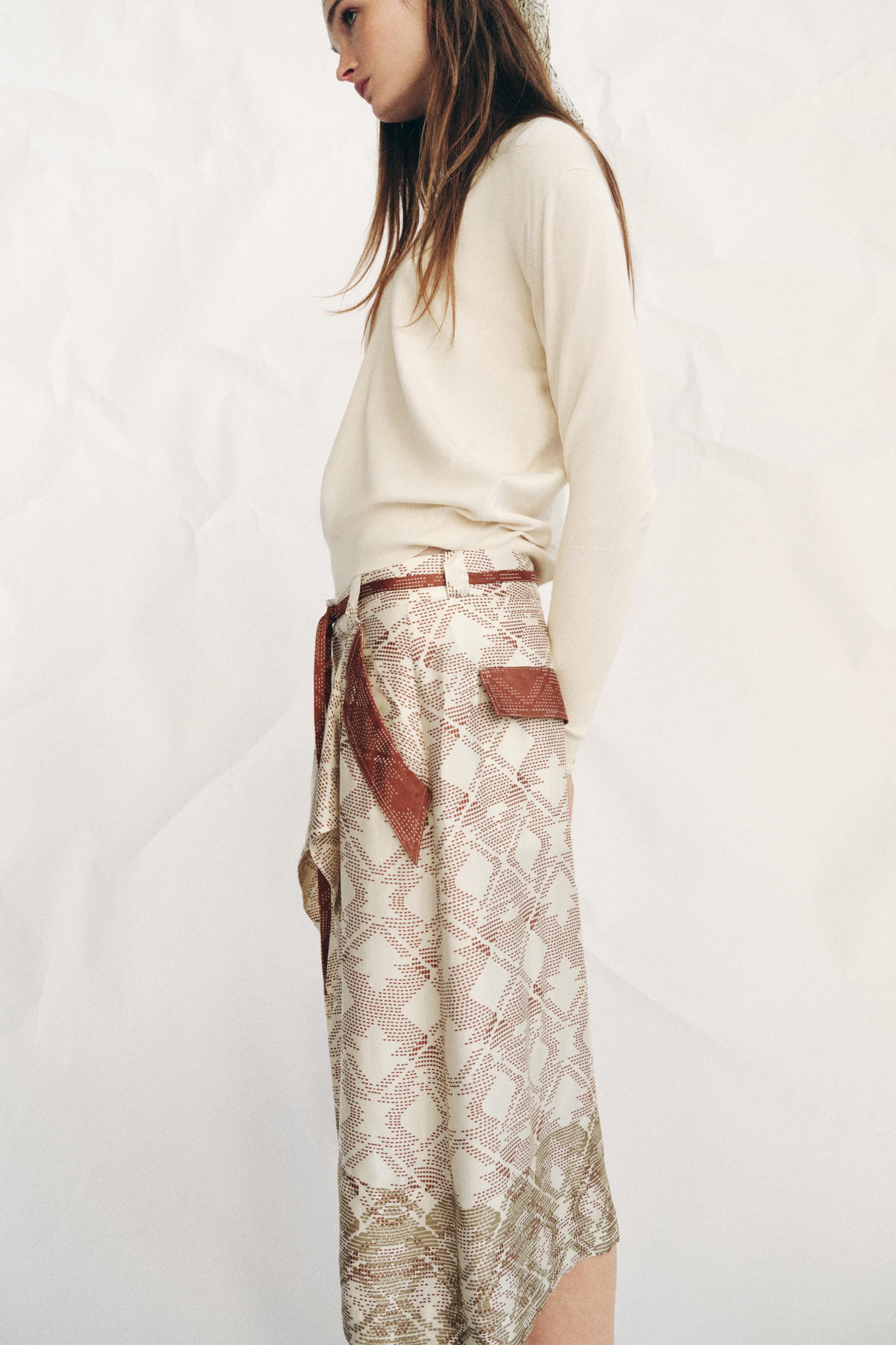 PRINTED FLOWY SHORTS ZW COLLECTION