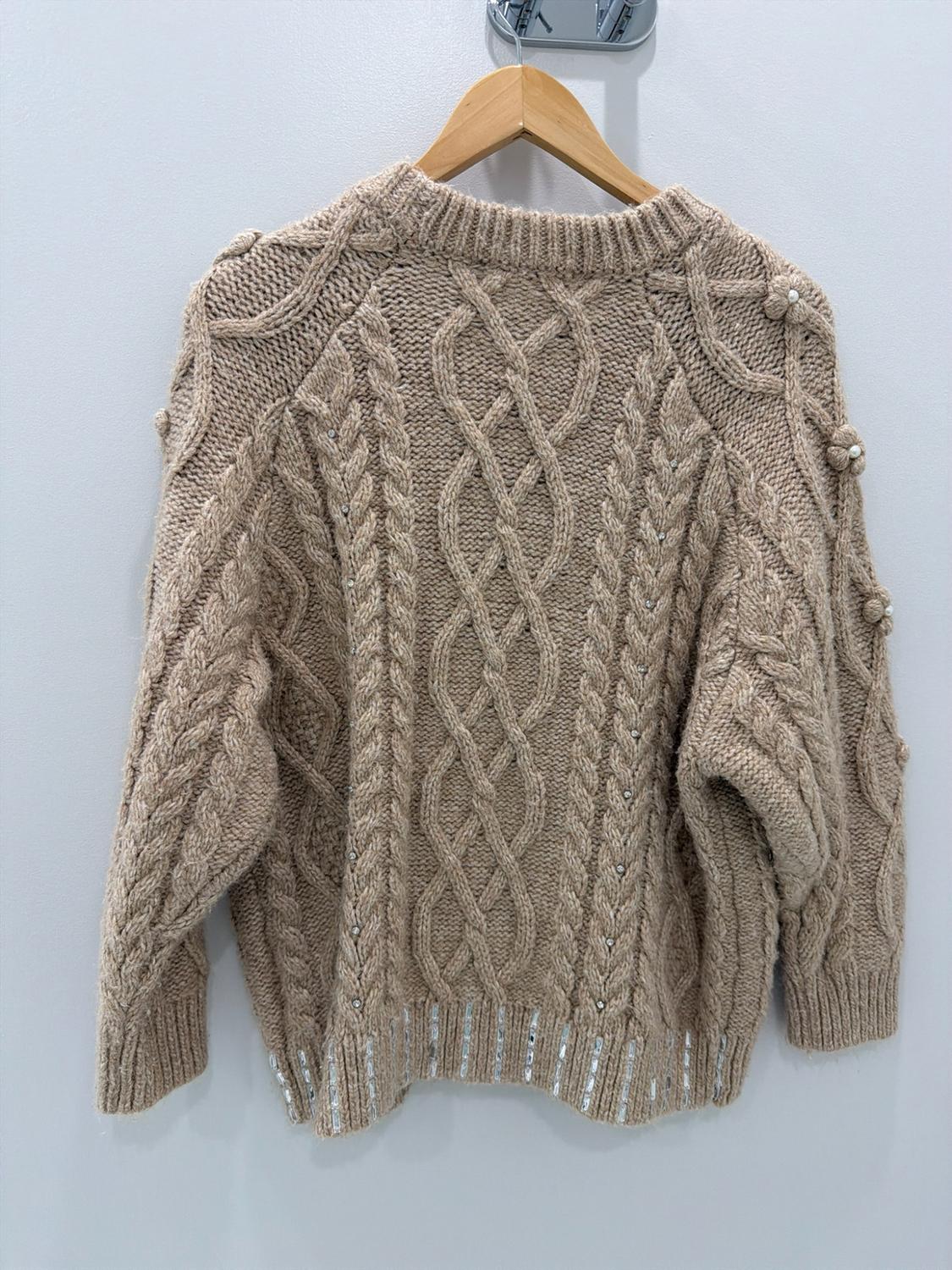 PEARL AND JEWEL KNIT SWEATER - Image 5