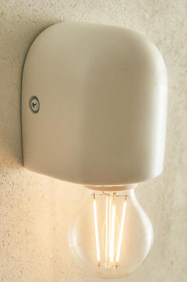 LAMPADA | APPLIQUE PARETE CERAMICA - Beige chiaro di Zara