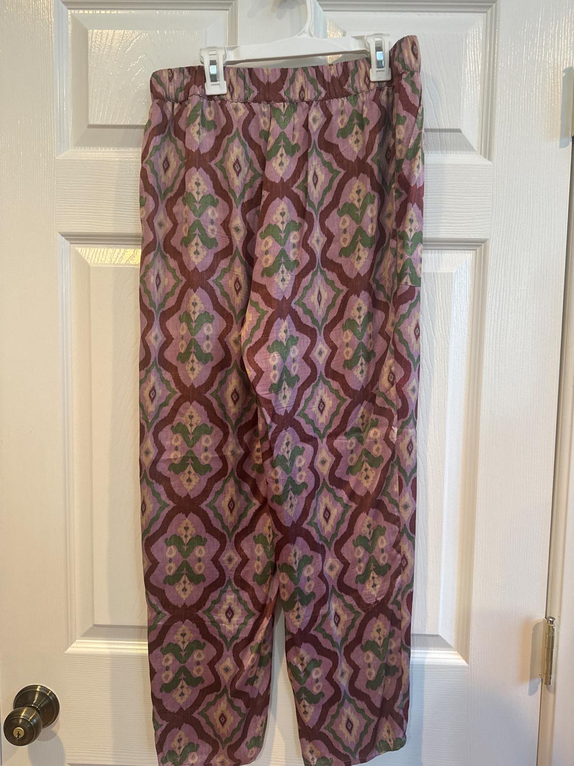 SOFT SILKY PANTS WITH NARROWING LEG - Image 4