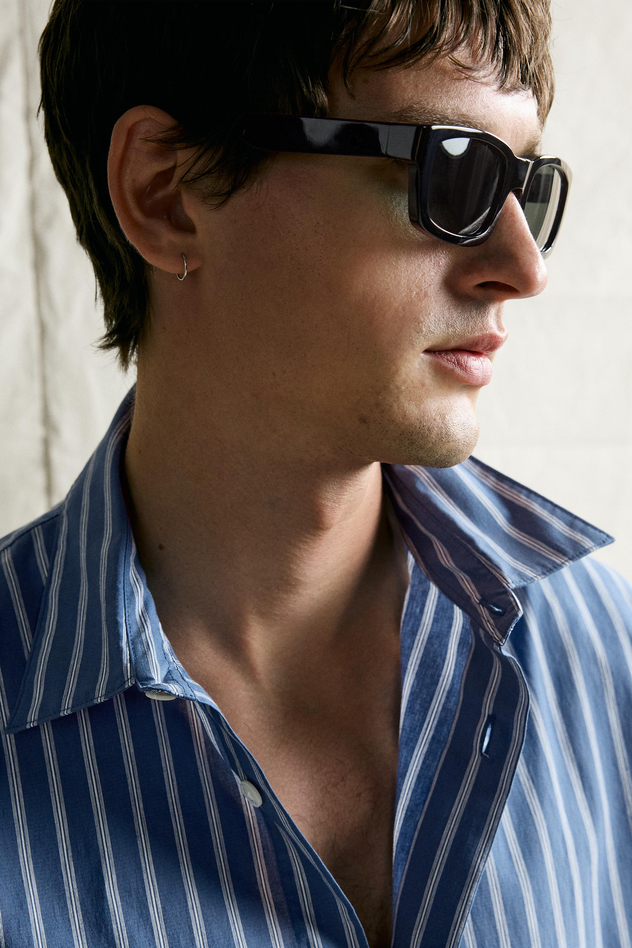 STRIPED RELAXED-FIT SHIRT