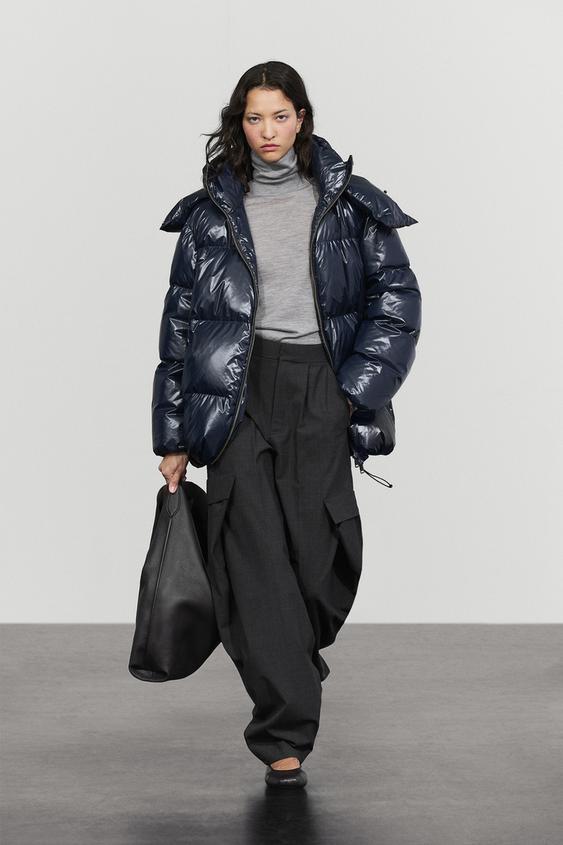 Zara Shiny down jacket - 930 - Image 0