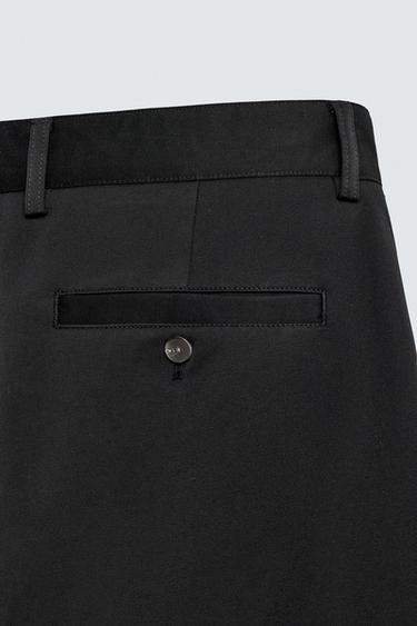 PANTALON COUPE DÉCONTRACTÉE À PLIS AARON LEVINE X ZARA - Noir de Zara - Image 9