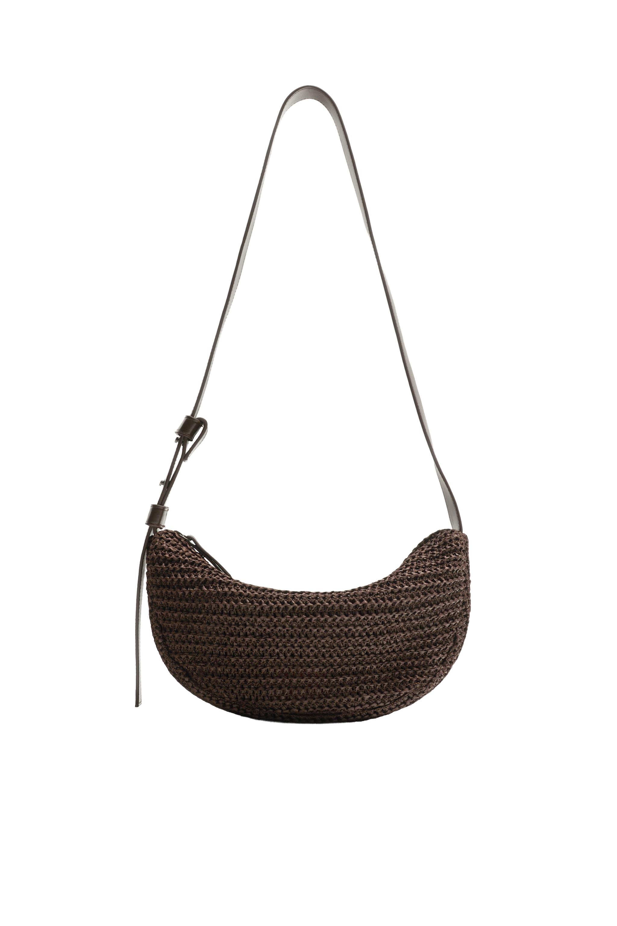 WOVEN SHOULDER BAG - Brown | ZARA United States