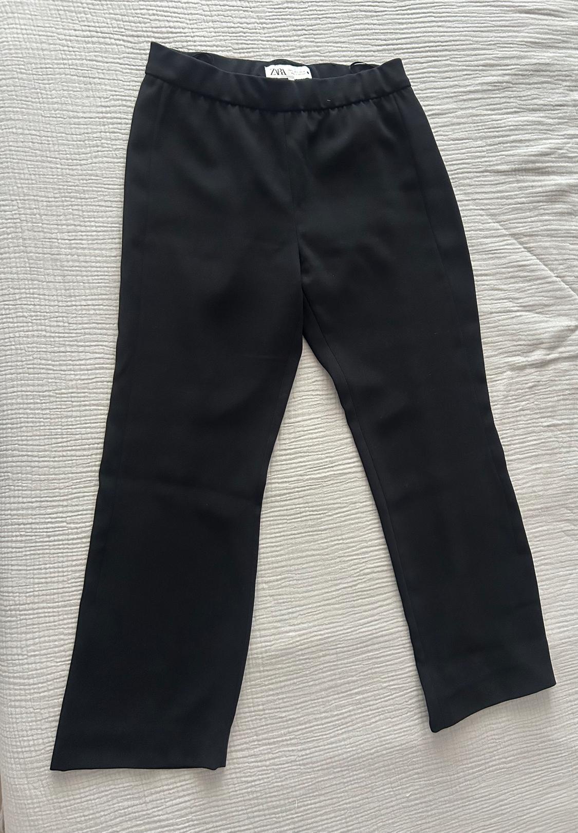 ZW COLLECTION STRAIGHT-FIT CROPPED TROUSERS - Image 3