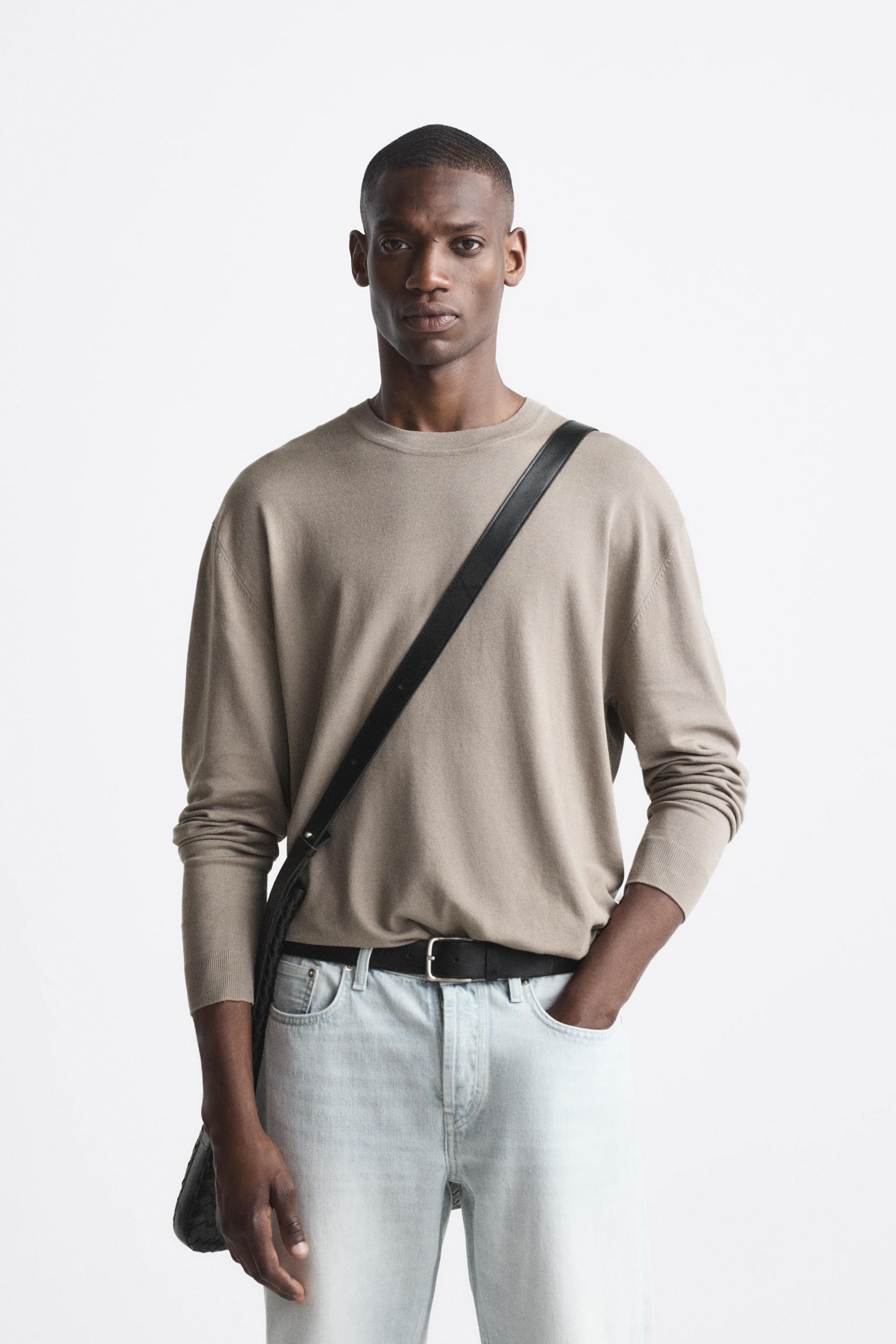 Grey hotsell sweater mens