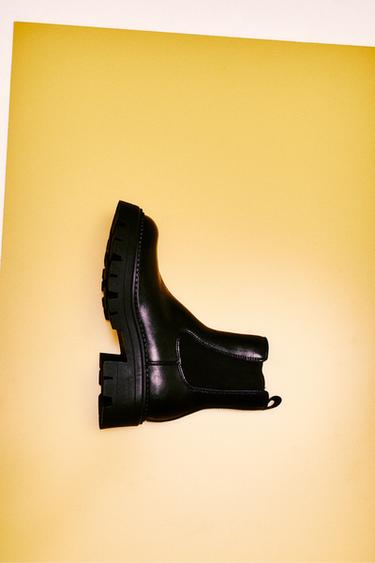 CHUNKY CHELSEA BOOTS - Black by Zara