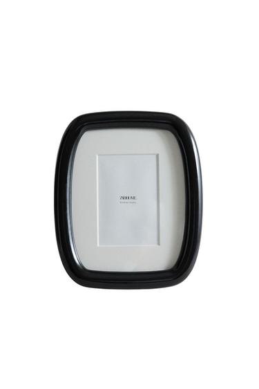Zaras OVAL TRÄRAM - Svart