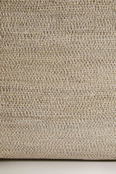 PANIER RECTANGULAIRE EN ALGUES - Blanc de Zara - Image 3