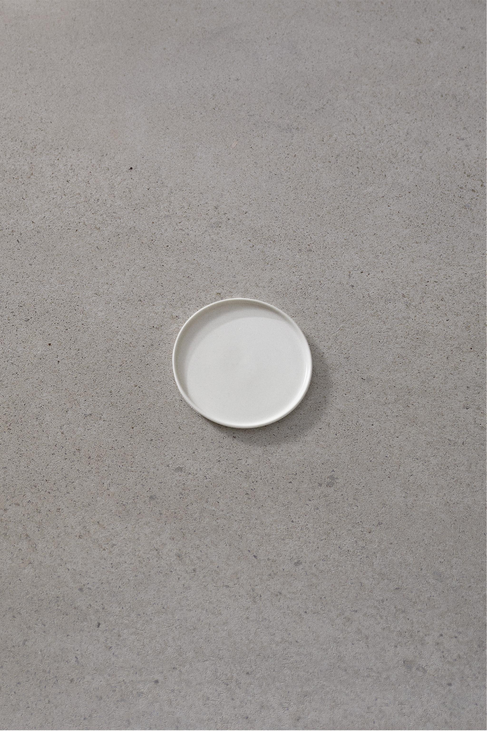 SET OF 2 - PLATE XS — ecru-white