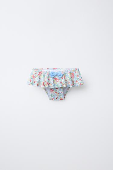 1-6 YEARS/ FLORAL RUFFLE BRIEFS - Multicoloured by Zara
