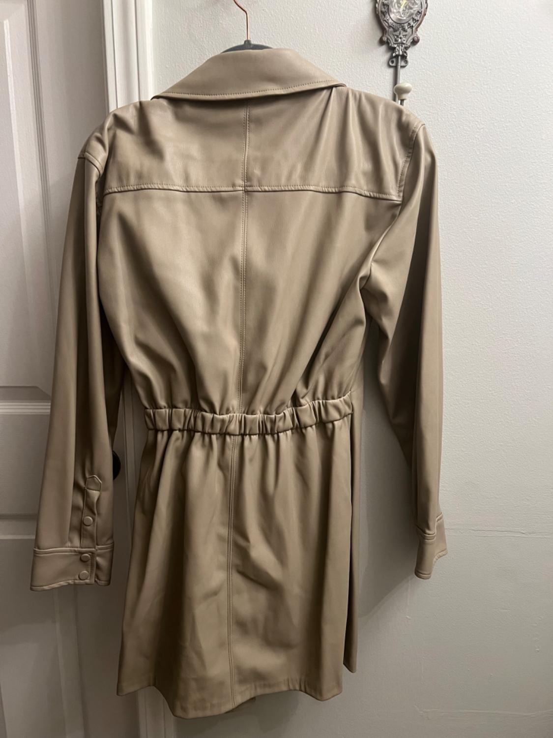 FAUX LEATHER DRESS - Image 2