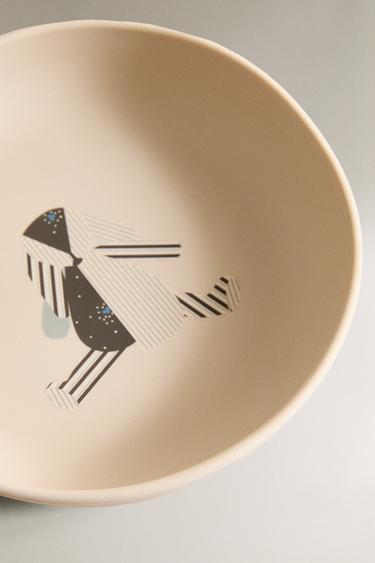 KIDS' RABBIT SILICONE PLATE - Multicoloured by Zara - Image 2