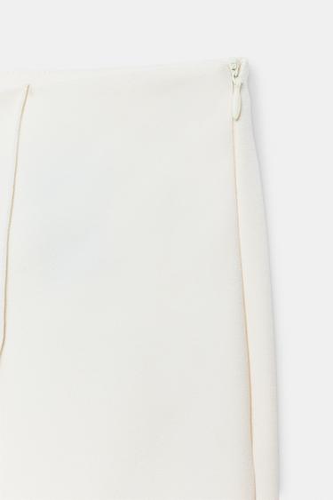 PANTALON COURT ZW COLLECTION - Écru de Zara - Image 6