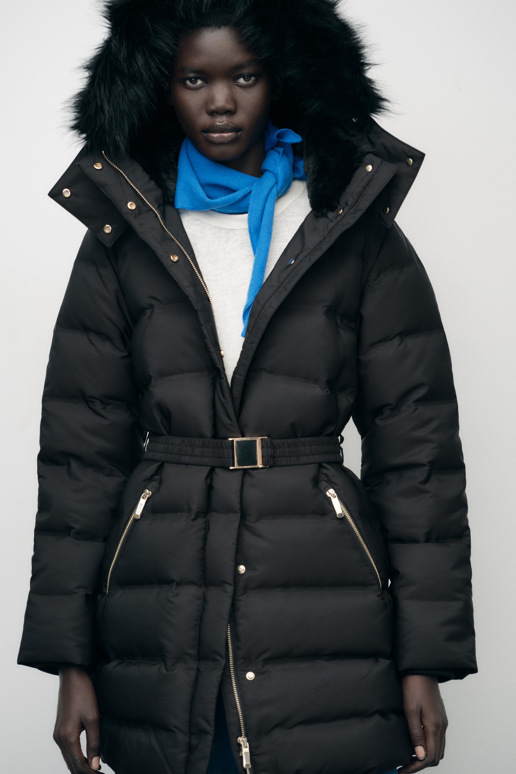 Down jacket zara woman online