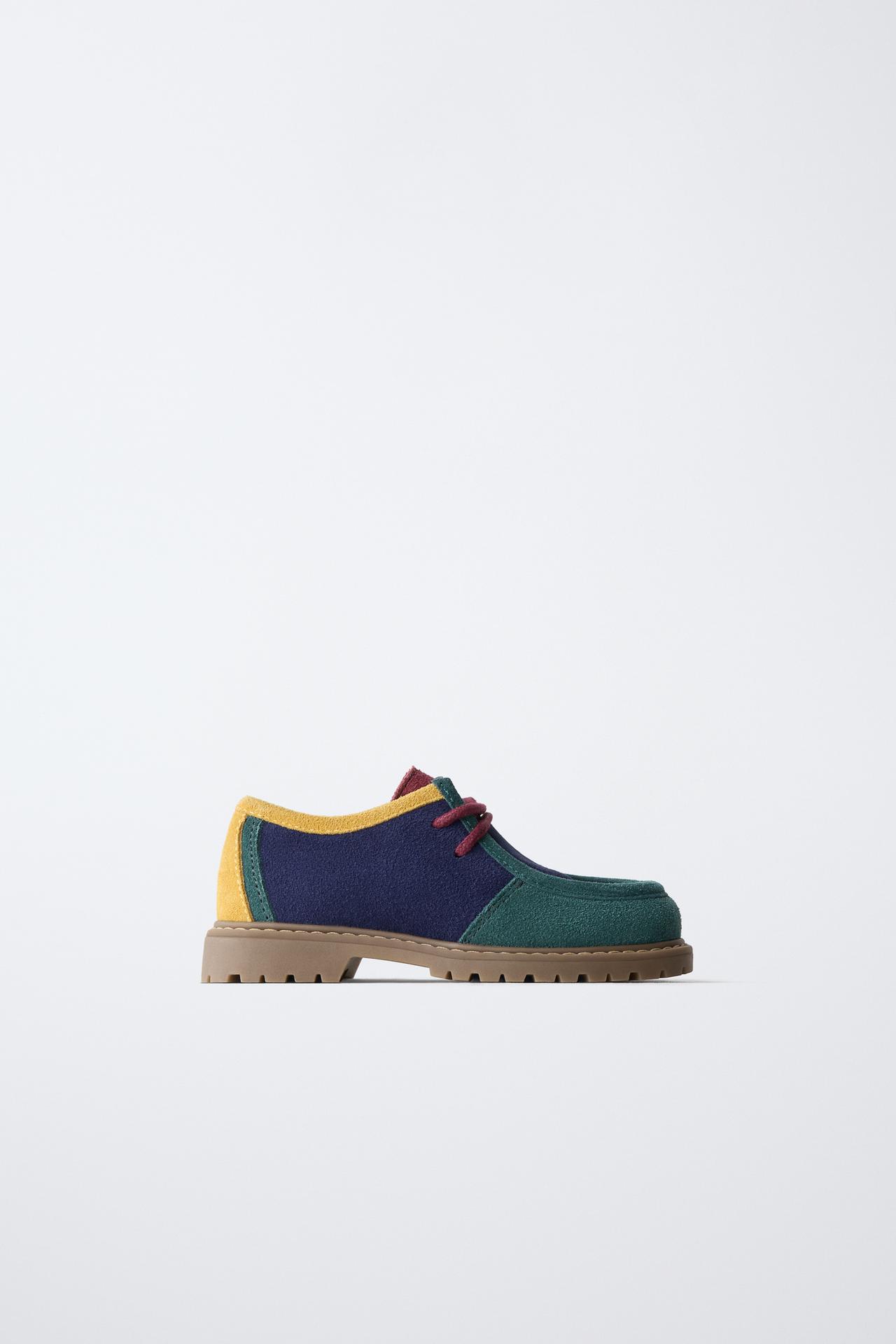 FRUIT OF THE LOOM™ LEATHER BLUCHER SHOES — Multi-color