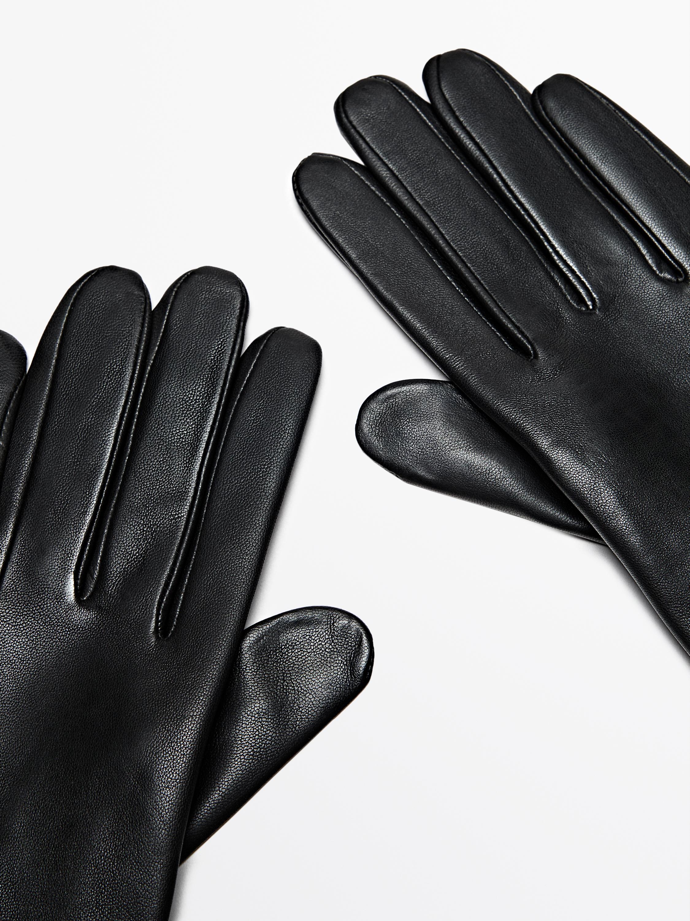 Nappa leather gloves