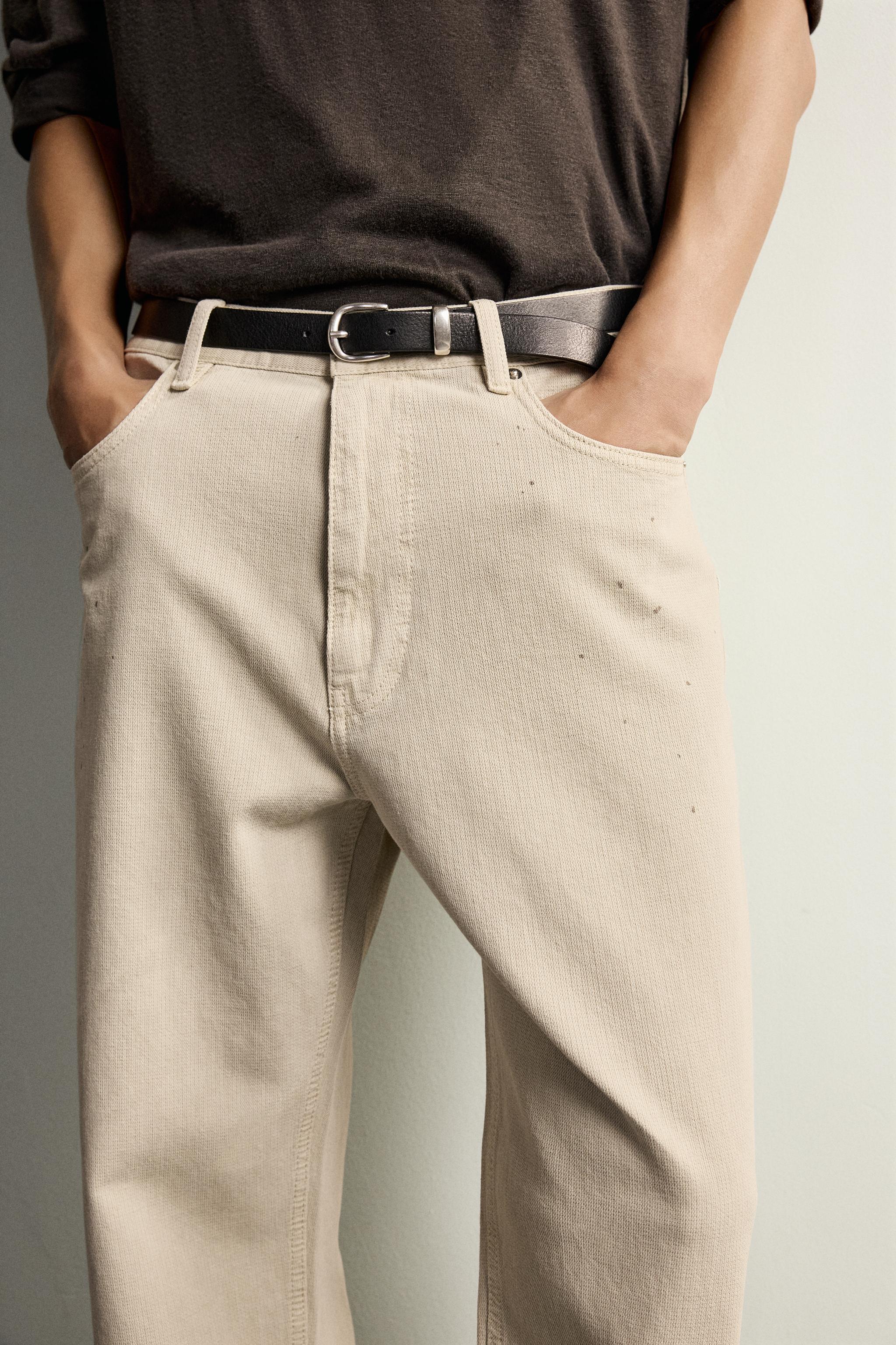 Мужские джинсы Zara RELAXED FIT JEANS — фото 6