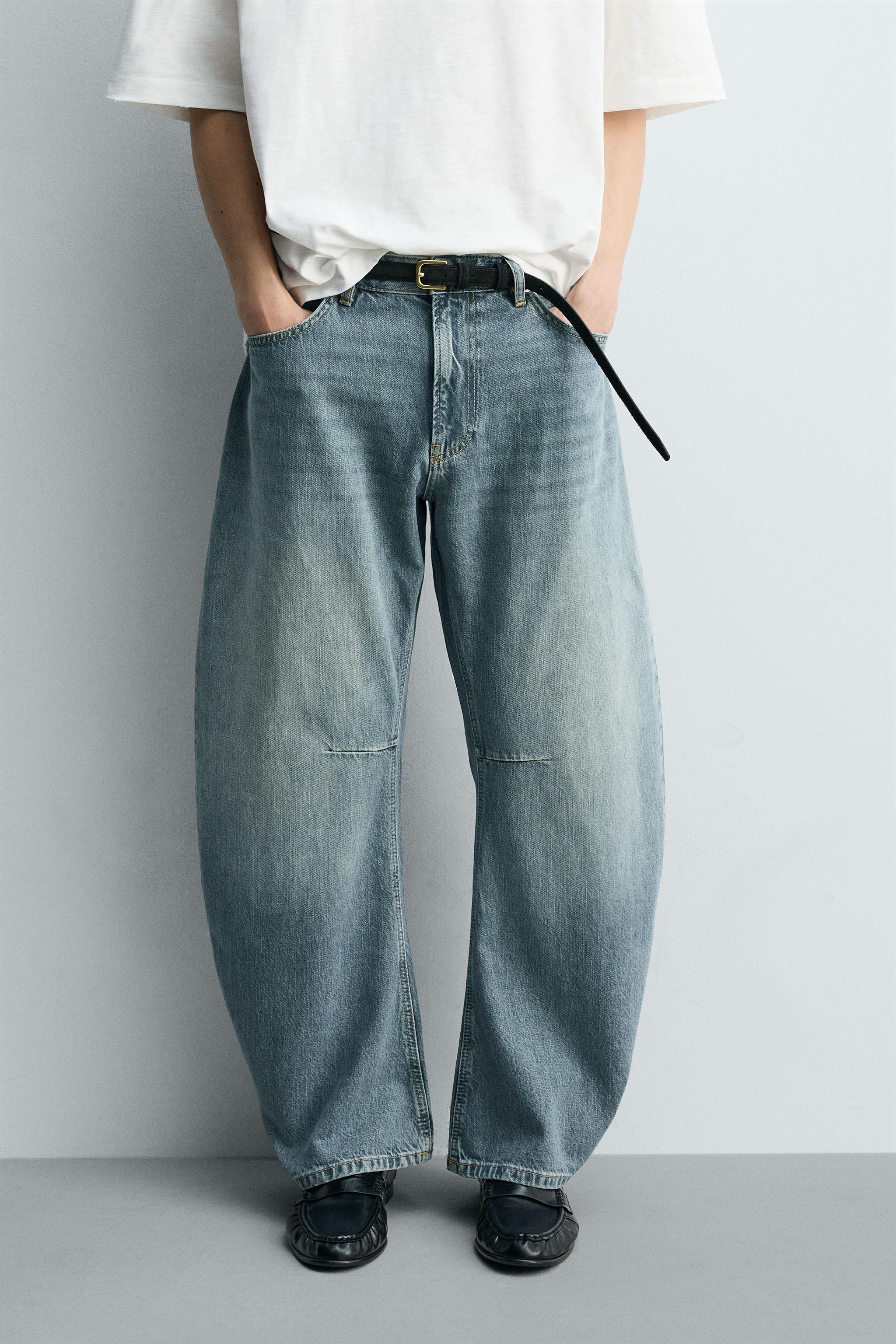 RELAXED BARREL FIT JEANS