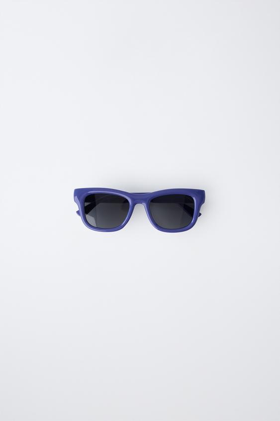 GAFAS DE SOL PASTA CUADRADAS - Azul de Zara - Imagen 0