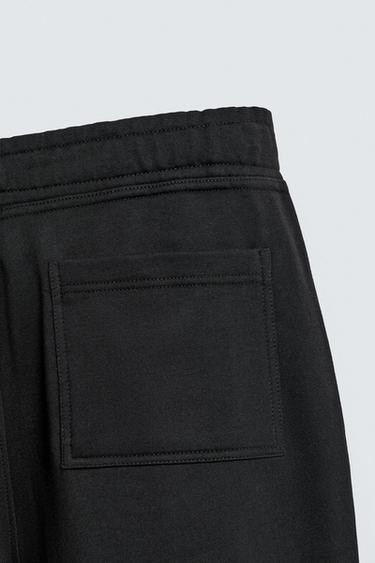 PANTALON DE JOGGING BASIQUE - Noir de Zara - Image 3