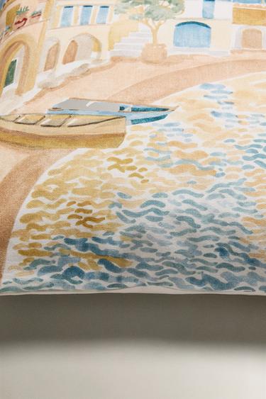 HOUSSE DE COUSSIN PAYSAGE - Bleu moyen de Zara - Image 2