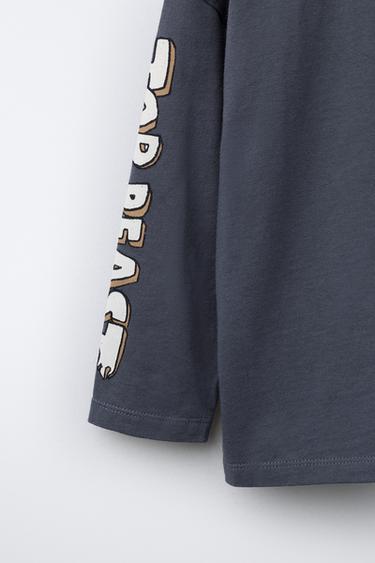 T-SHIRT IMPRIMÉ MONSTERS WHEELS © - Gris anthracite de Zara - Image 3