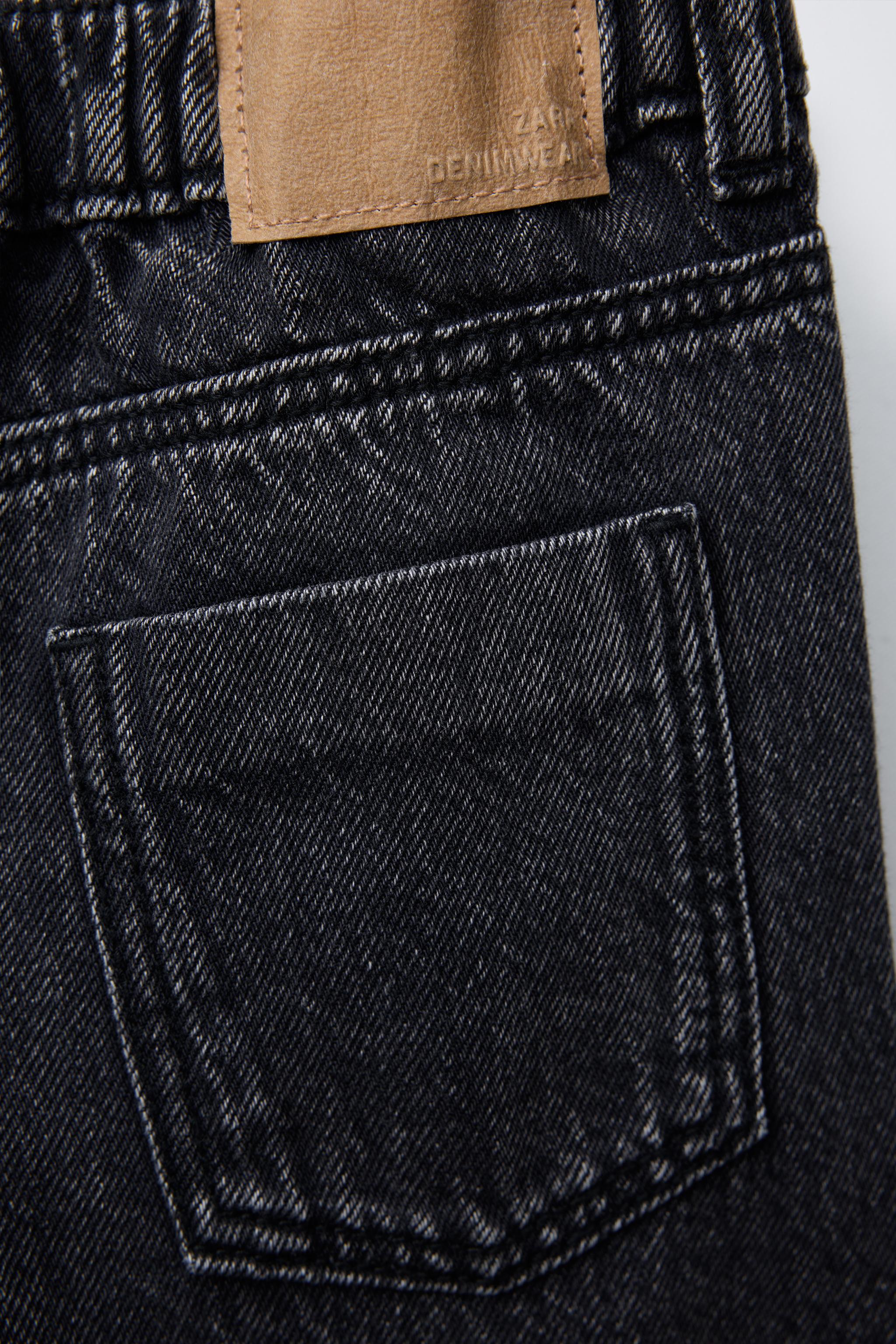 パンツ m.u DENIM PANTS 26 Oblada MOM FIT JEANS - Black | ZARA United States
