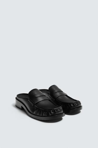 ЛОФЕРИ БЕЗ ЗАДНИКІВ - Чорний Zara