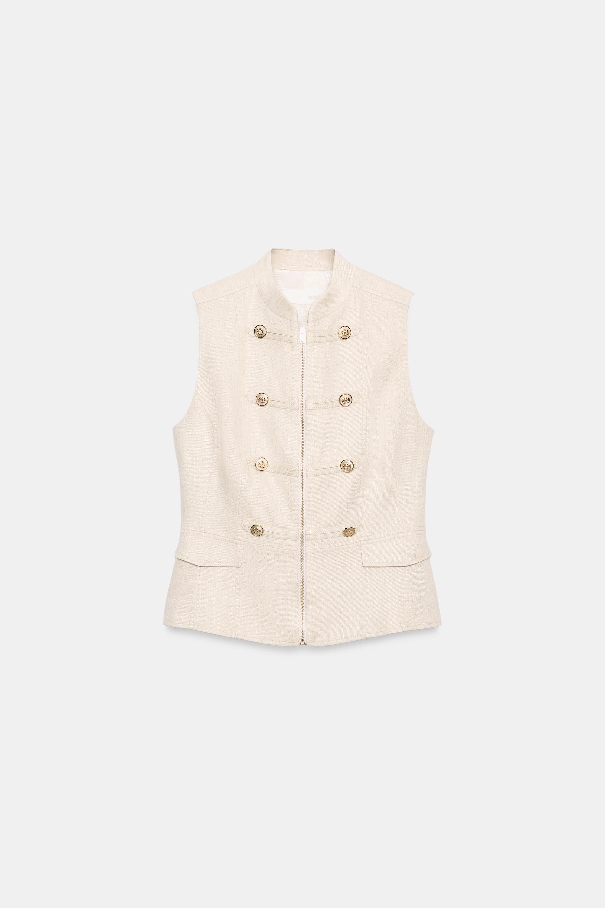 GILET À BRANDEBOURGS