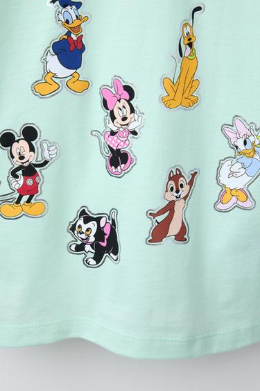 T-SHIRT IMPRIMÉ MICKEY MOUSE AND FRIENDS © DISNEY - Vert d'eau de Zara - Image 3