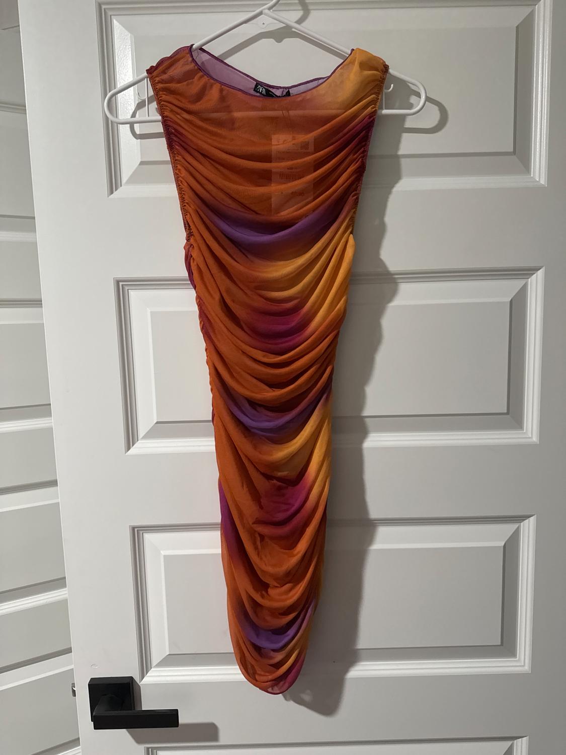 DRAPED TULLE DRESS - Image 2