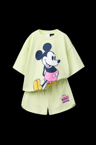 MICKEY MOUSE © DISNEY T-SHIRT AND BERMUDA SET - Lime by Zara - Image 0