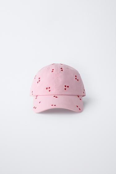 FLOCKING HEARTS CAP - Pink by Zara - Image 0