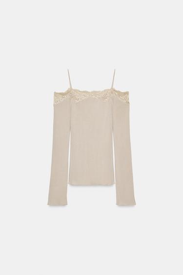 SAMARRETA COMBINADA AMB ESPATLLES DESCOBERTES - Beix clar de Zara