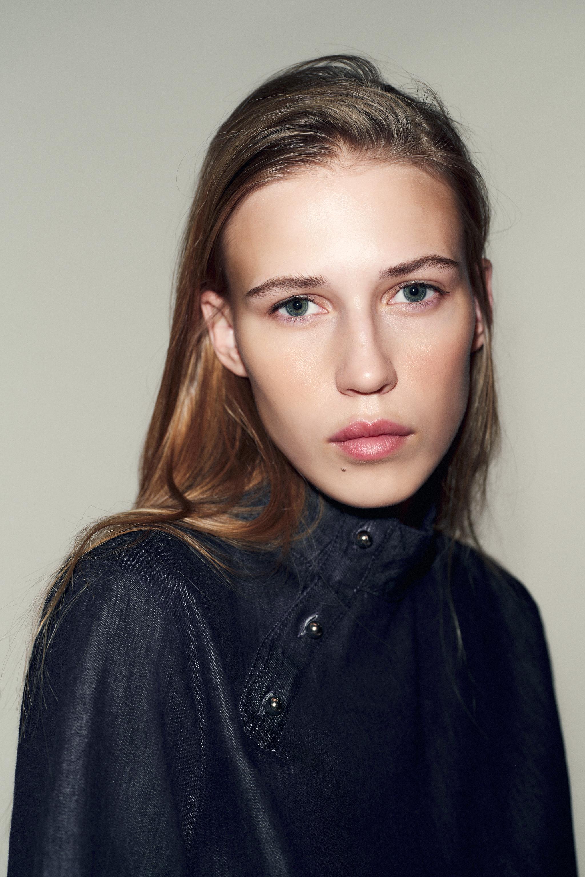 Z1975 DENIM HIGH COLLAR SHIRT