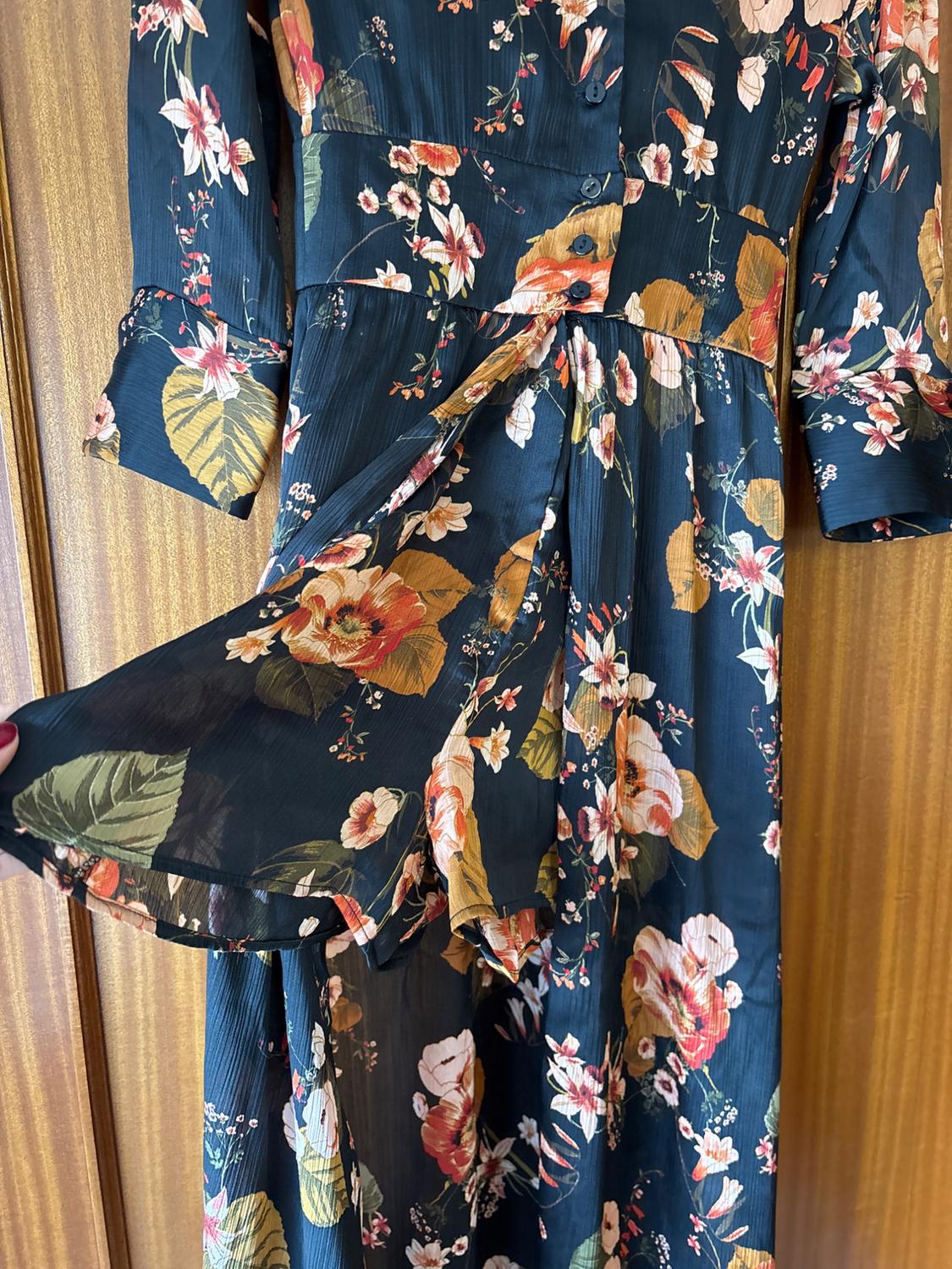 FLORAL PRINT JUMPSUIT DRESS - Image 2