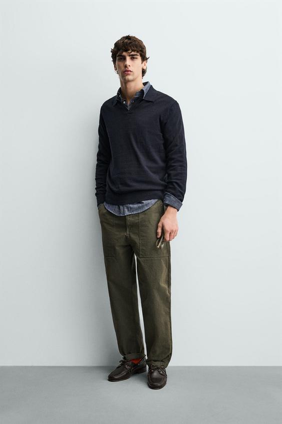POLO PUNTO REGULAR FIT - Marino de Zara - Imagen 0