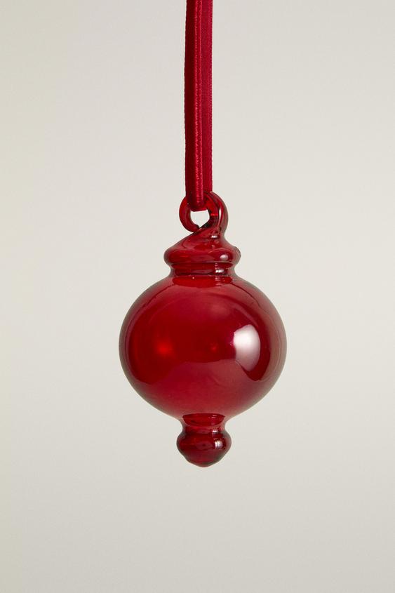 WEIHNACHTSBAUMSCHMUCK MIT VERZIERUNGEN - Rot von Zara - Bild 0