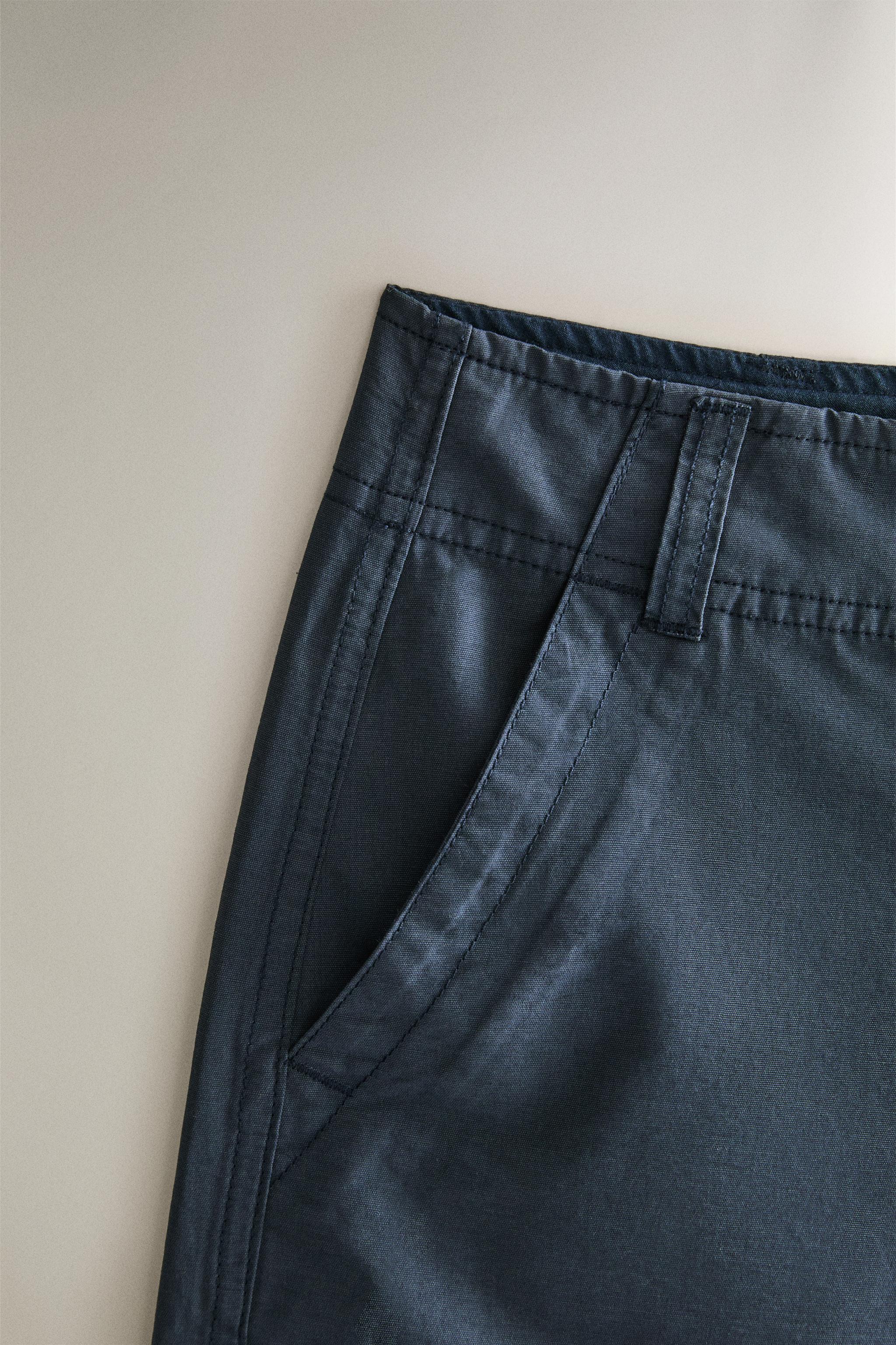 COTTON BERMUDA SHORTS